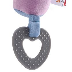 Babyhug Disney Stitch Soft Rattle Toy with Squeeze Sound & Teether| Plush Easy-Grip Sensory Toy for Babies| Supports Teething, Fine Motor Skills & Early Development| BIS Certified