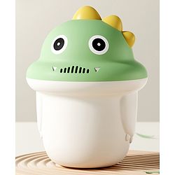 Babyhug Baby Bath Rinse Cup with Soft Water Flow - Green| Shampoo Washing Mug for Kids| Cute Animal Design| Ergonomic Handle