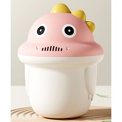 Babyhug Baby Bath Rinse Cup with Soft Water Flow - Green| Shampoo Washing Mug for Kids| Cute Animal Design| Ergonomic Handle