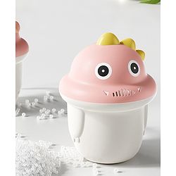 Babyhug Baby Bath Rinse Cup with Soft Water Flow - Green| Shampoo Washing Mug for Kids| Cute Animal Design| Ergonomic Handle