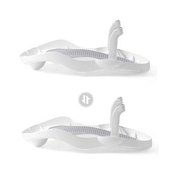 Babyhug Baby Bather with Soft Mesh Seat - Grey| Ergonomic Bath Support for Infants| Non-Slip Stable Design for Safe & Comfortable Bathing| Lightweight & Easy to Clean| New Born Gifting Option