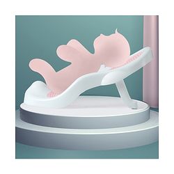 Babyhug Baby Bather with Soft Mesh Seat - Grey| Ergonomic Bath Support for Infants| Non-Slip Stable Design for Safe & Comfortable Bathing| Lightweight & Easy to Clean| New Born Gifting Option