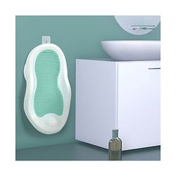 Babyhug Baby Bather with Soft Mesh Seat - Grey| Ergonomic Bath Support for Infants| Non-Slip Stable Design for Safe & Comfortable Bathing| Lightweight & Easy to Clean| New Born Gifting Option