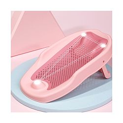 Babyhug Baby Bather with Soft Mesh Seat - Blue| Ergonomic Bath Support for Infants| Non-Slip Stable Design for Safe & Comfortable Bathing| Lightweight & Easy to Clean| New Born Gifting Option