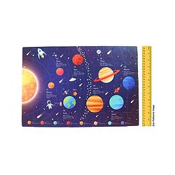 Babyhug Ultimate Solar System Floor Puzzle - 60 Pcs| Interactive Fact-Learning Jigsaw Puzzle| Booklet with 25 Fun Facts About Planets| Boost Critical Thinking and Spatial Awareness| BIS Certified