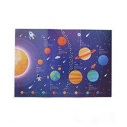 Babyhug Ultimate Solar System Floor Puzzle - 60 Pcs| Interactive Fact-Learning Jigsaw Puzzle| Booklet with 25 Fun Facts About Planets| Boost Critical Thinking and Spatial Awareness| BIS Certified