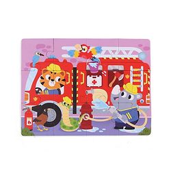 Babyhug 4 in 1 Animal Transportation Jigsaw Puzzle Set - 90 pcs| 4 Difficulty Levels| Beautifully Illustrated| Improves Hand -Eye Coordination & Problem Solving| BIS Certified| Gifting Idea for 3+ yrs
