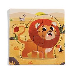Babyhug 4 in 1 Animal Transportation Jigsaw Puzzle Set - 90 pcs| 4 Difficulty Levels| Beautifully Illustrated| Improves Hand -Eye Coordination & Problem Solving| BIS Certified| Gifting Idea for 3+ yrs