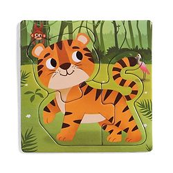 Babyhug 4 in 1 Animal Transportation Jigsaw Puzzle Set - 90 pcs| 4 Difficulty Levels| Beautifully Illustrated| Improves Hand -Eye Coordination & Problem Solving| BIS Certified| Gifting Idea for 3+ yrs