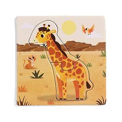 Babyhug 4 in 1 Animal Transportation Jigsaw Puzzle Set - 90 pcs| 4 Difficulty Levels| Beautifully Illustrated| Improves Hand -Eye Coordination & Problem Solving| BIS Certified| Gifting Idea for 3+ yrs