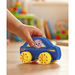 Babyhug Candy Crew City Cars - Blue| Perfect for Water Play and Floating| Turns Bath Time into an Imaginative Floating Adventure | BIS Certified | Design May Vary
