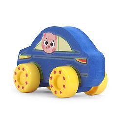 Babyhug Candy Crew City Cars - Blue| Perfect for Water Play and Floating| Turns Bath Time into an Imaginative Floating Adventure | BIS Certified | Design May Vary
