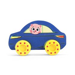 Babyhug Candy Crew City Cars - Blue| Perfect for Water Play and Floating| Turns Bath Time into an Imaginative Floating Adventure | BIS Certified | Design May Vary