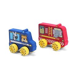 Babyhug Candy Crew City Cars - Blue| Perfect for Water Play and Floating| Turns Bath Time into an Imaginative Floating Adventure | BIS Certified | Design May Vary