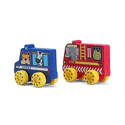 Babyhug Candy Crew City Cars - Blue| Perfect for Water Play and Floating| Turns Bath Time into an Imaginative Floating Adventure | BIS Certified | Design May Vary