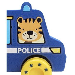 Babyhug Candy Crew City Cars - Blue| Perfect for Water Play and Floating| Turns Bath Time into an Imaginative Floating Adventure | BIS Certified | Design May Vary