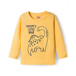 Babyhug 100% Cotton Knit Full Sleeves T-Shirts With Dino Print Pack of 5 - Multicolor