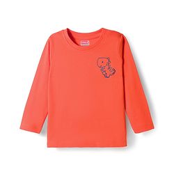 Babyhug 100% Cotton Knit Full Sleeves T-Shirts With Dino Print Pack of 5 - Multicolor