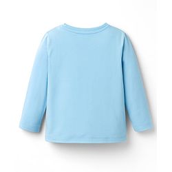 Babyhug Cotton Knit Full Sleeves T-Shirts with Animal Print Pack of 3 - Cream Light Blue & Green