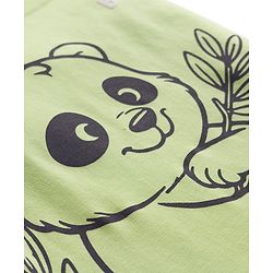 Babyhug Cotton Knit Full Sleeves T-Shirts with Animal Print Pack of 3 - Cream Light Blue & Green