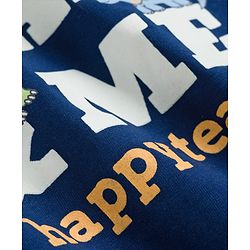 Babyhug Cotton Knit Full Sleeves T-Shirts With Dino Print Pack of 3 - Navy Blue Green & Yellow