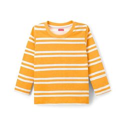 Babyhug Cotton Knit Full Sleeves T-Shirts With Dino Print Pack of 3 - Navy Blue Green & Yellow