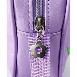 Babyhug Sling Bag With Floral Embroidery & Bunny Patch - Purple