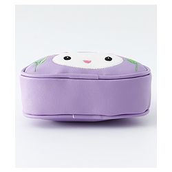 Babyhug Sling Bag With Floral Embroidery & Bunny Patch - Purple