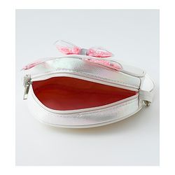 Babyhug Sling Bag with Bow Applique - White