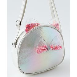 Babyhug Sling Bag with Bow Applique - White