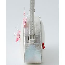 Babyhug Sling Bag with Bow Applique - White