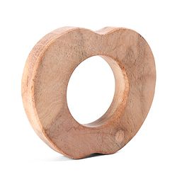 Babyhug Natural Steam Beech Wood Teether Pack of 2 (design may vary)