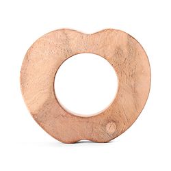 Babyhug Natural Steam Beech Wood Teether Pack of 2 (design may vary)