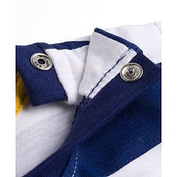 Babyhug 100% Cotton Single Jersey Knit Full Sleeves T-Shirt With Tiger Print - Navy Blue