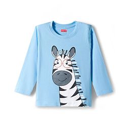 Babyhug 100 % Cotton Single Jersey Knit Full Sleeves T-Shirt With Dino Print Pack Of 7 - Multicolour