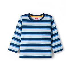Babyhug 100 % Cotton Single Jersey Knit Full Sleeves T-Shirt With Dino Print Pack Of 7 - Multicolour