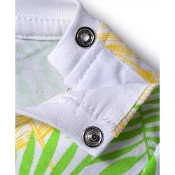 Babyhug 100% Cotton Single Jersey Knit Full Sleeves T-Shirt With Animal Print Pack Of 3 - Yellow Light Green & White