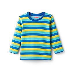 Babyhug 100% Cotton Knit Full Sleeves Striped & Printed T-Shirts Pack of 3 - Multicolor