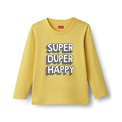 Babyhug 100% Cotton Knit Full Sleeves Striped & Printed T-Shirts Pack of 3 - Multicolor