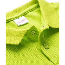 Babyhug Cotton Knit Half Sleeves Solid Colour Polo T-Shirt  - White