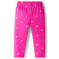 Babyhug Cotton Knit Full Sleeves Night Suit With Text Print - Pink
