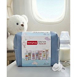 Babyhug Daily Care Travel Kit With Pouch - Pack of 7