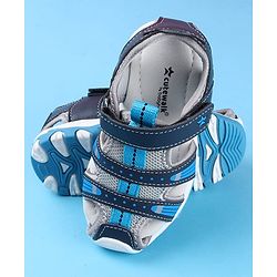 Cute Walk by Babyhug Velcro Closure Sandals - Navy Blue