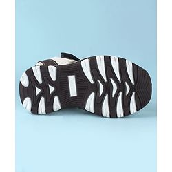 Cute Walk by Babyhug Sandals With Velcro Closure and Brand Logo - Dark Brown