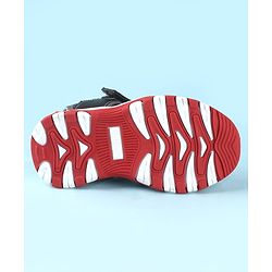 Cute Walk by Babyhug Sandals With Velcro Closure With Text Print - Navy Blue Black & Green
