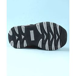 Cute Walk by Babyhug Sandals Color Block With Velcro Closure  - Red & Limegreen