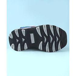 Cute Walk by Babyhug Sandals Color Block With Velcro Closure  - Blue & Orange