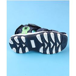 Cute Walk by Babyhug Sandals With Velcro & Closure Camouflage Print - Blue