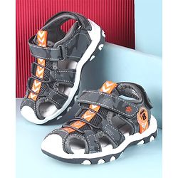 Cute Walk by Babyhug Sandals With Velcro & Closure Camouflage Print - Blue