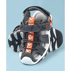 Cute Walk by Babyhug Sandals With Velcro & Closure Camouflage Print - Blue